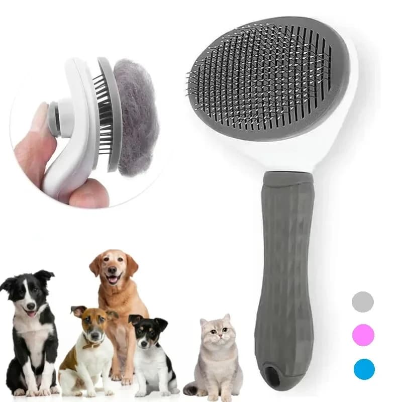 Brosse de toilettage pour animaux de compagnie, peigne pour chien et chat, auto-livres, épilateur pour animaux de compagnie, outils de démêlage, accessoires pour chiens