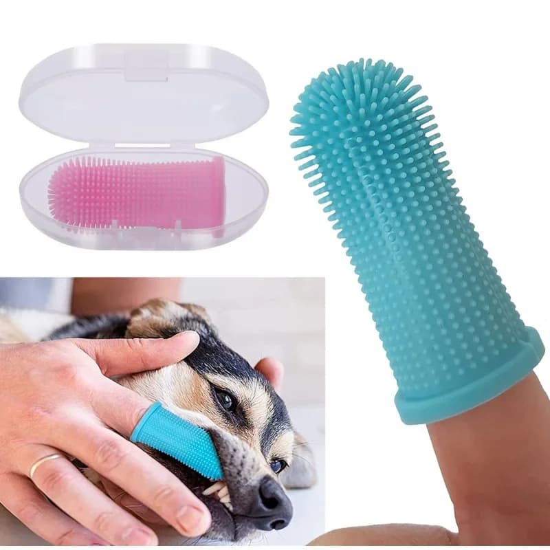 Brosse à dents pour animaux de compagnie super douce, en silicone non toxique, pour le nettoyage des dents et l’hygiène buccale des chiens et des chats, produits pour animaux de compagnie